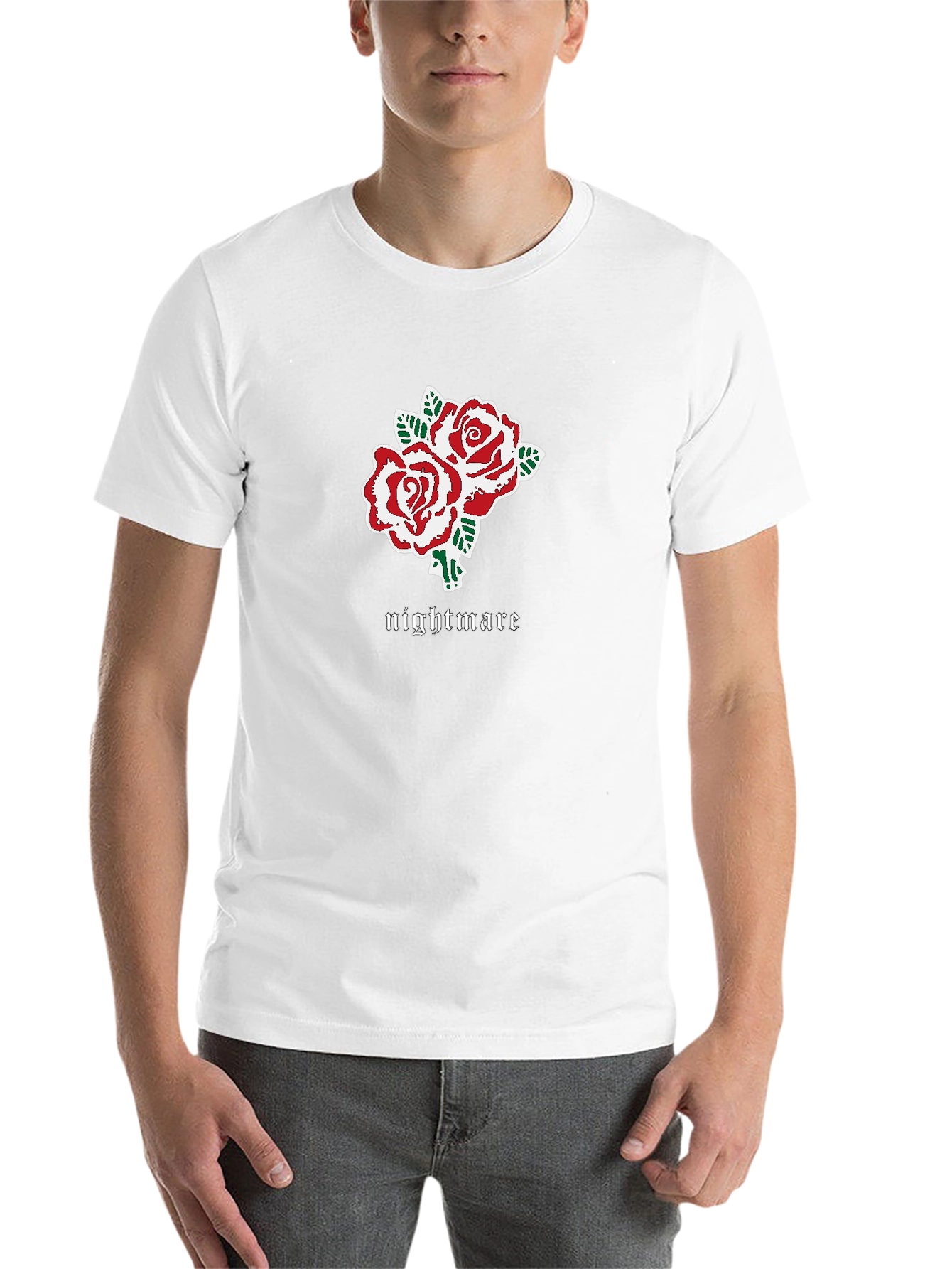 Nightmare Roses Graphic Tee - Black
