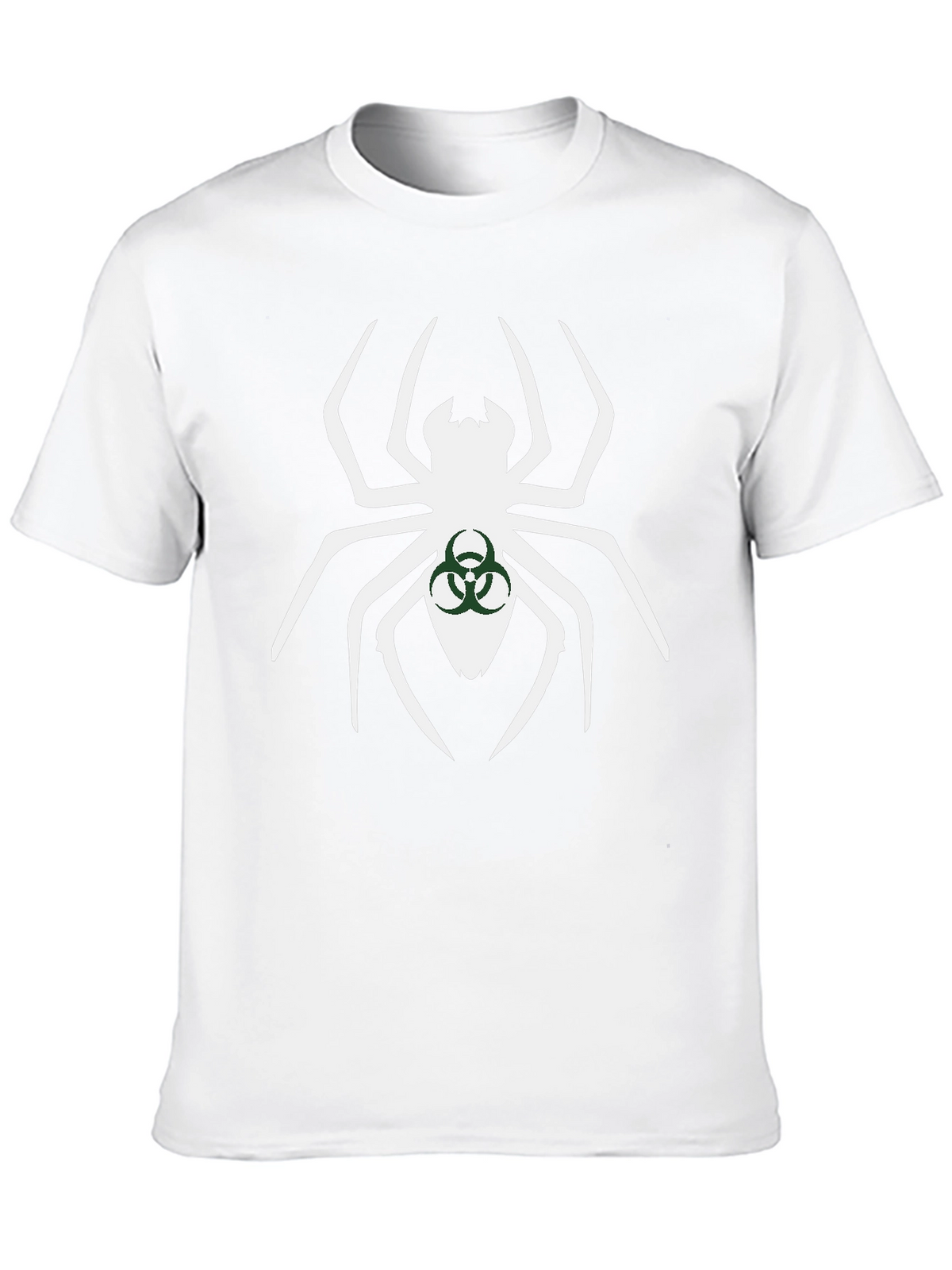 Biohazard Spider Graphic Tee - Black
