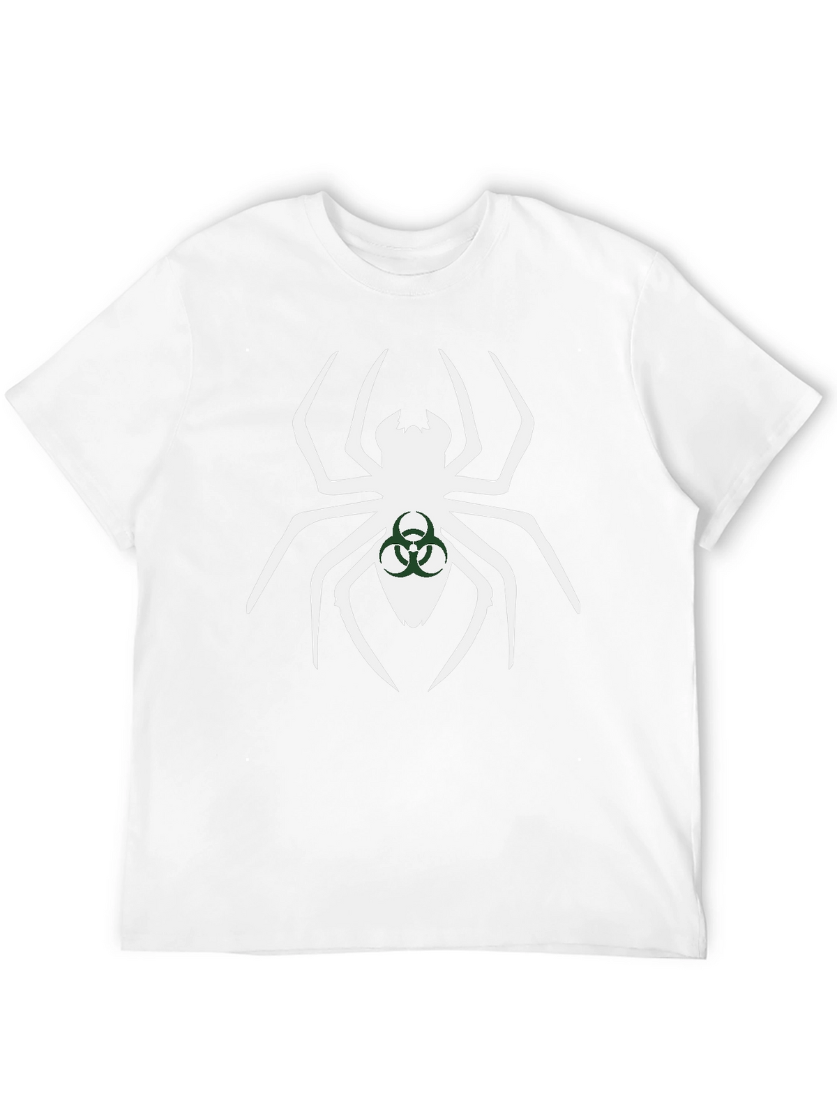 Biohazard Spider Graphic Tee - Black