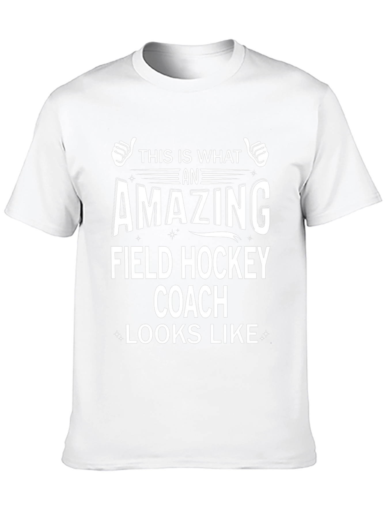 Amazing Field Hockey Coach T-Shirt - Black