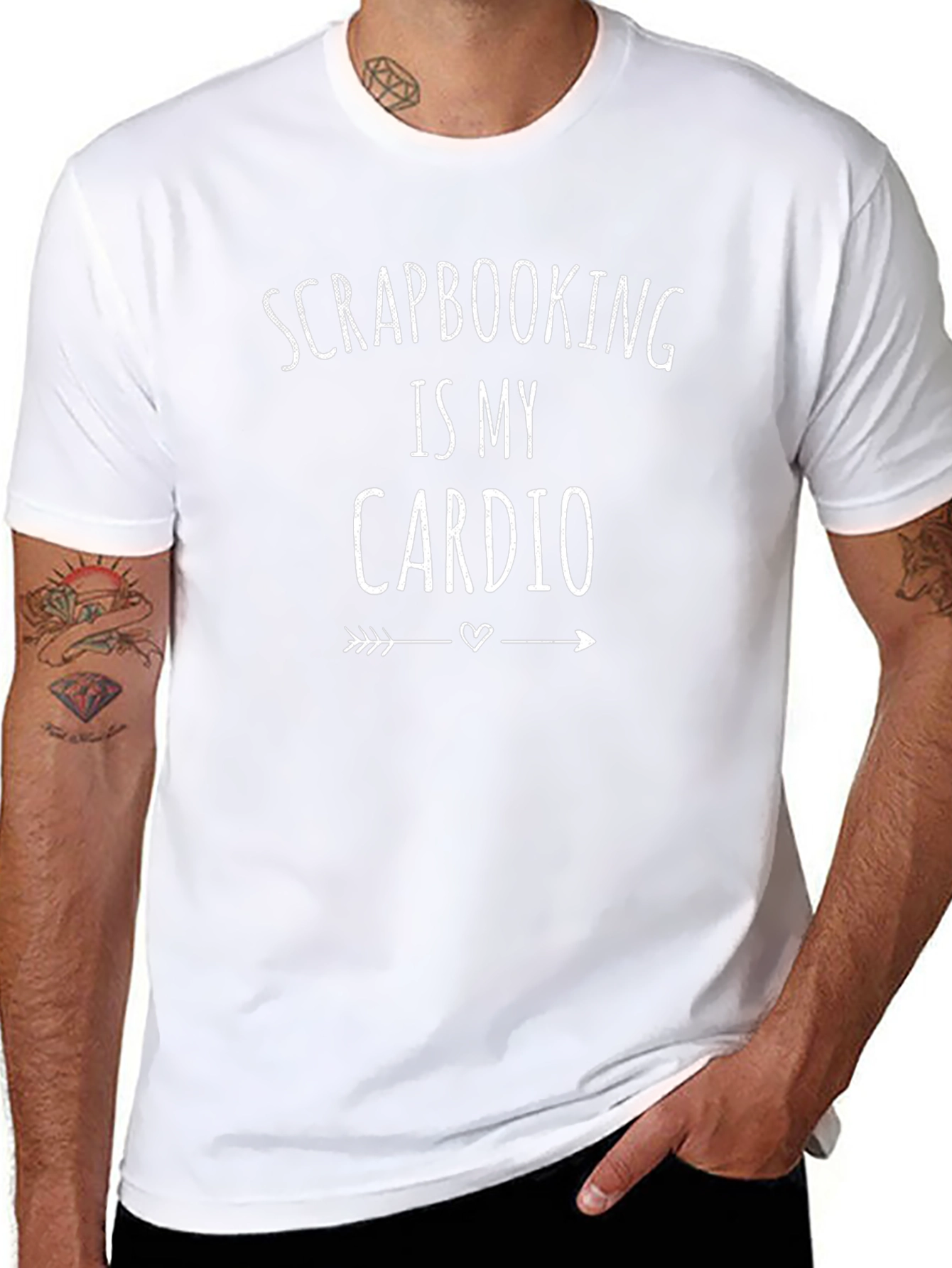 Scrapbooking is My Cardio Graphic Tee