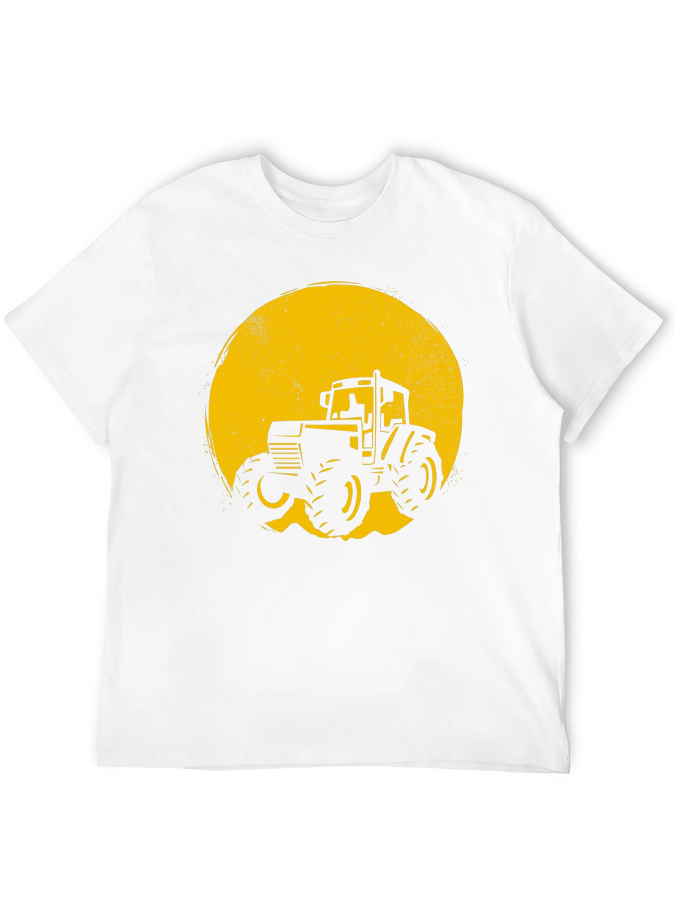 Tractor Graphic Tee - Black Cotton Blend