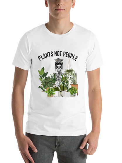 Plants Not People Skeleton Graphic Tee