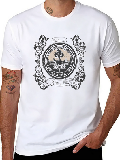 Makchat Tree Black Graphic Tee