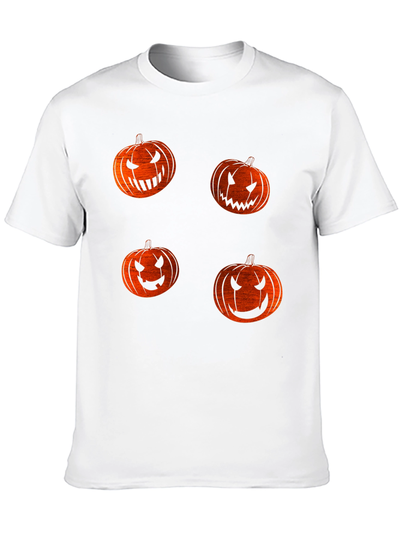 Halloween Pumpkin Face T-Shirt - Spooky Season