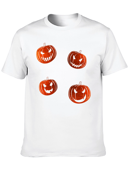 Halloween Pumpkin Face T-Shirt - Spooky Season