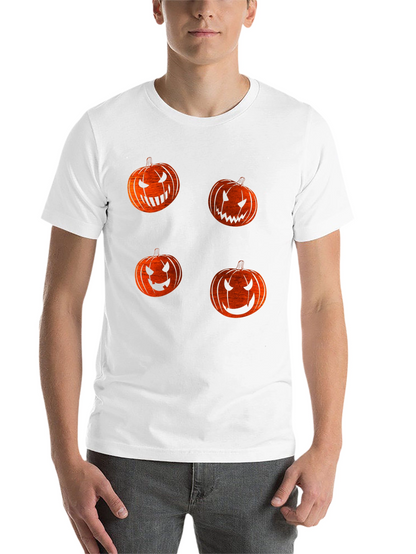 Halloween Pumpkin Face T-Shirt - Spooky Season