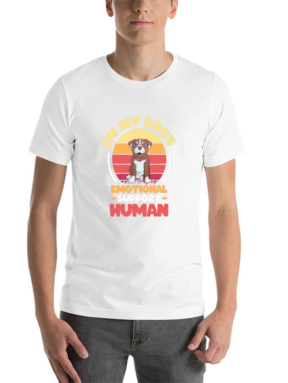 Emotional Support Human Dog T-Shirt