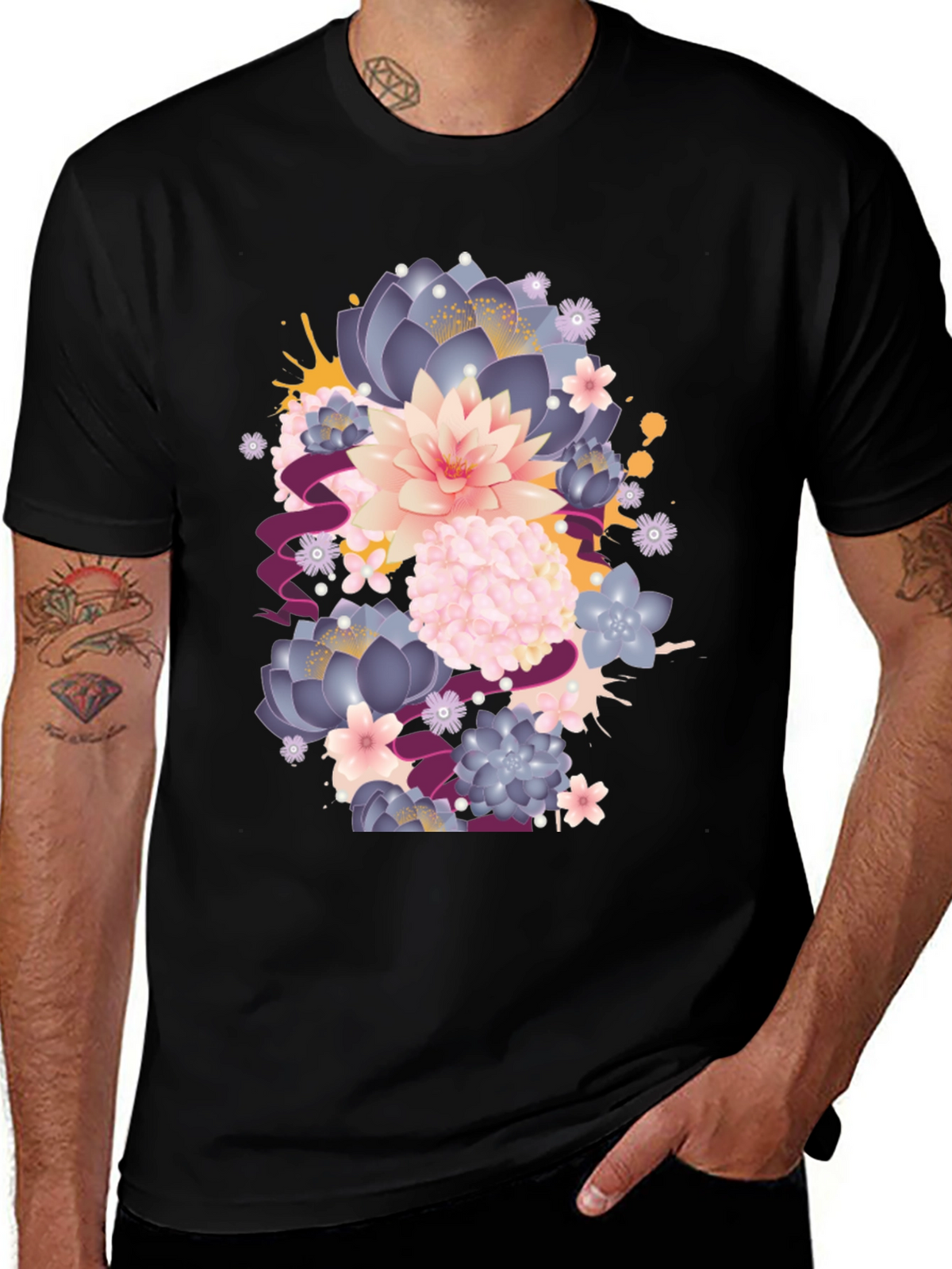 Floral Graphic T-Shirt - Stylish Comfort