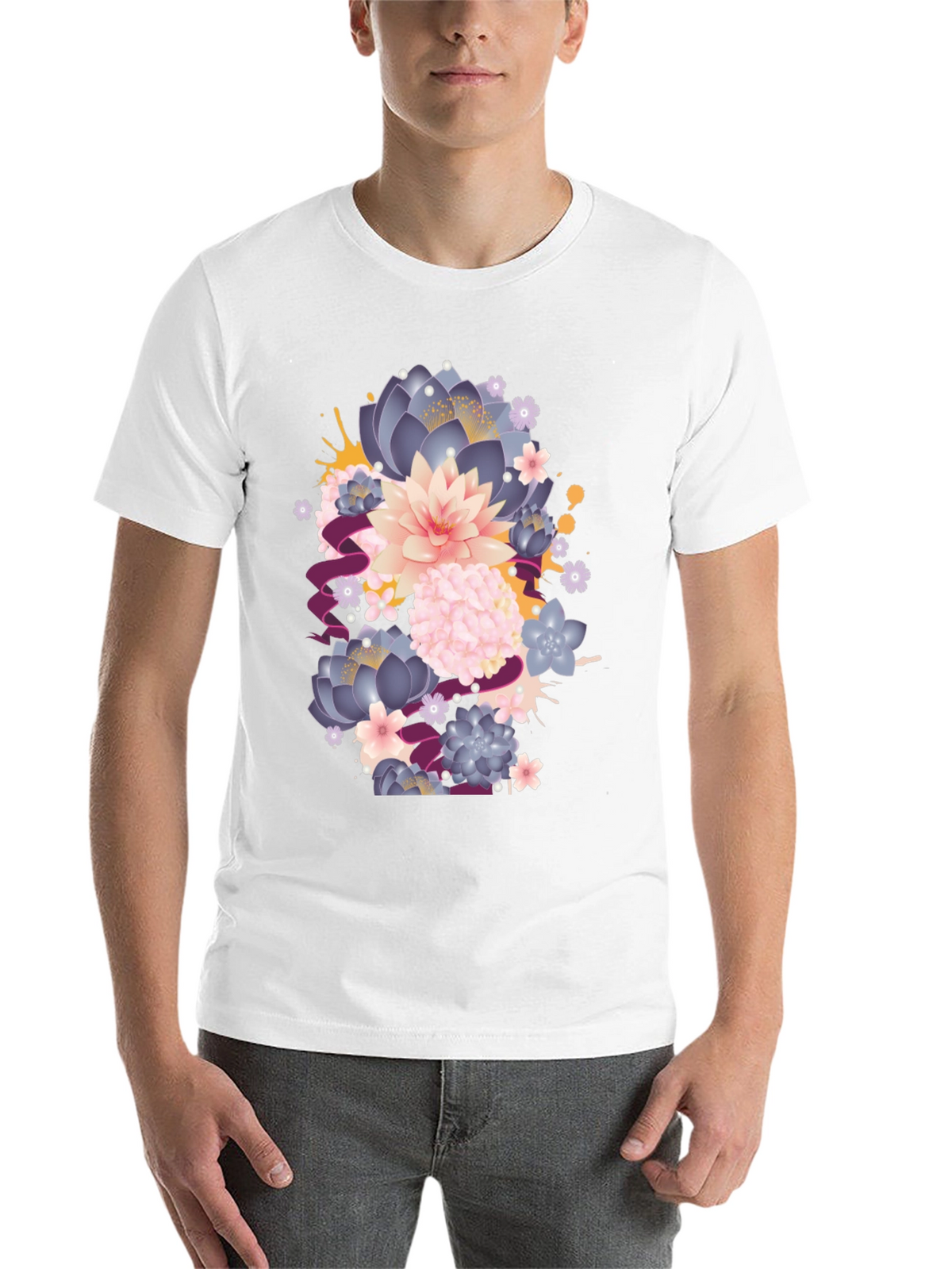 Floral Graphic T-Shirt - Stylish Comfort