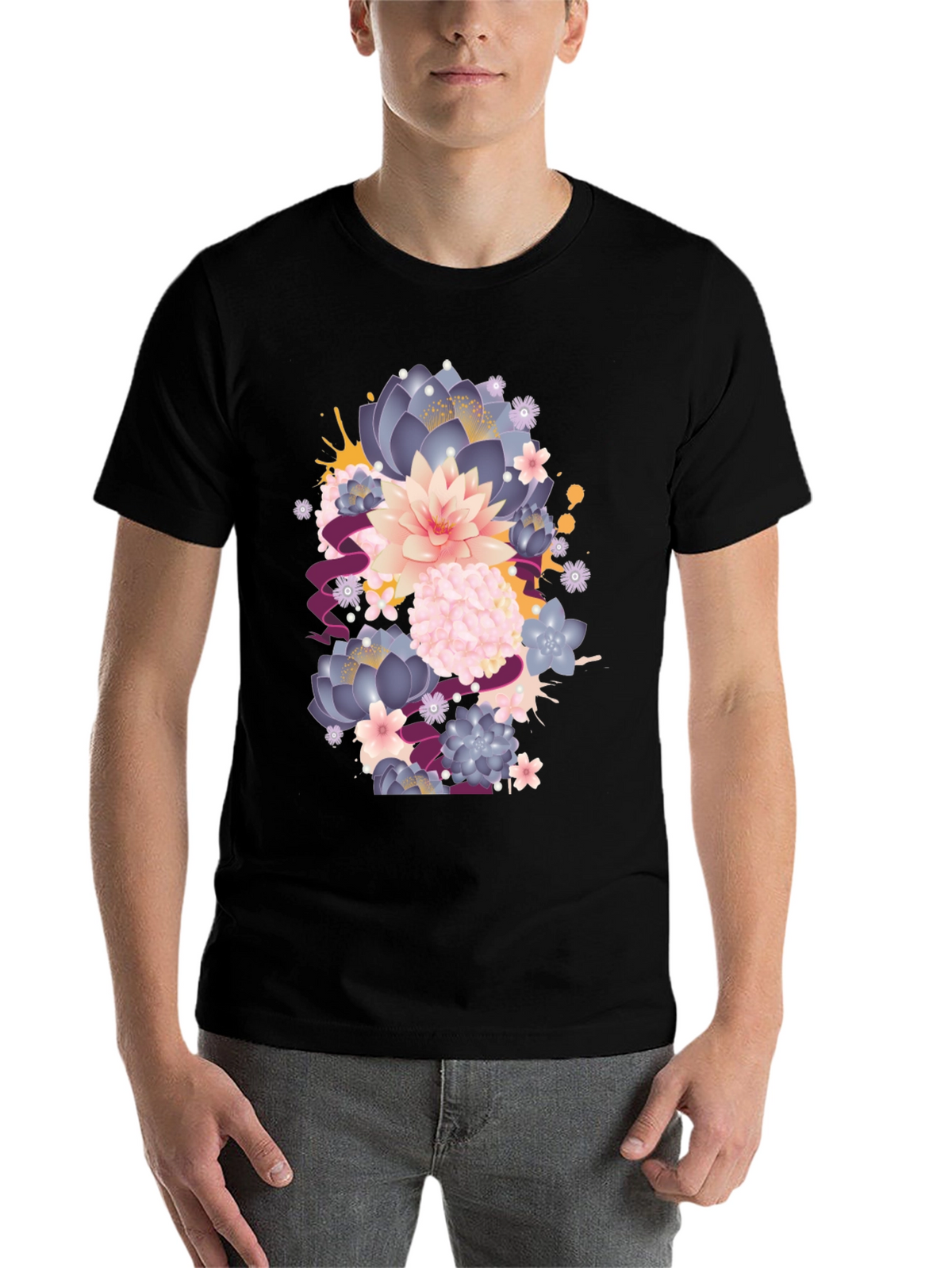 Floral Graphic T-Shirt - Stylish Comfort