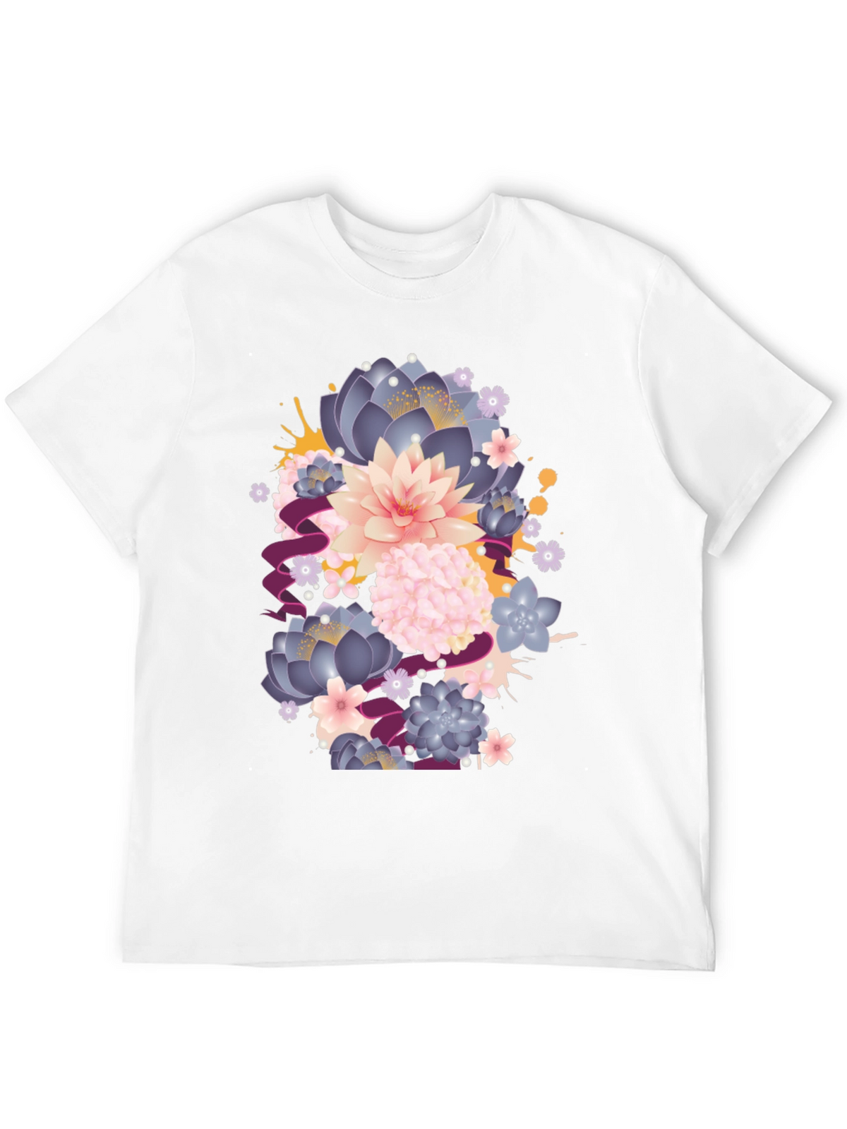 Floral Graphic T-Shirt - Stylish Comfort