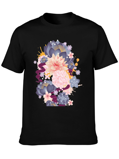 Floral Graphic T-Shirt - Stylish Comfort