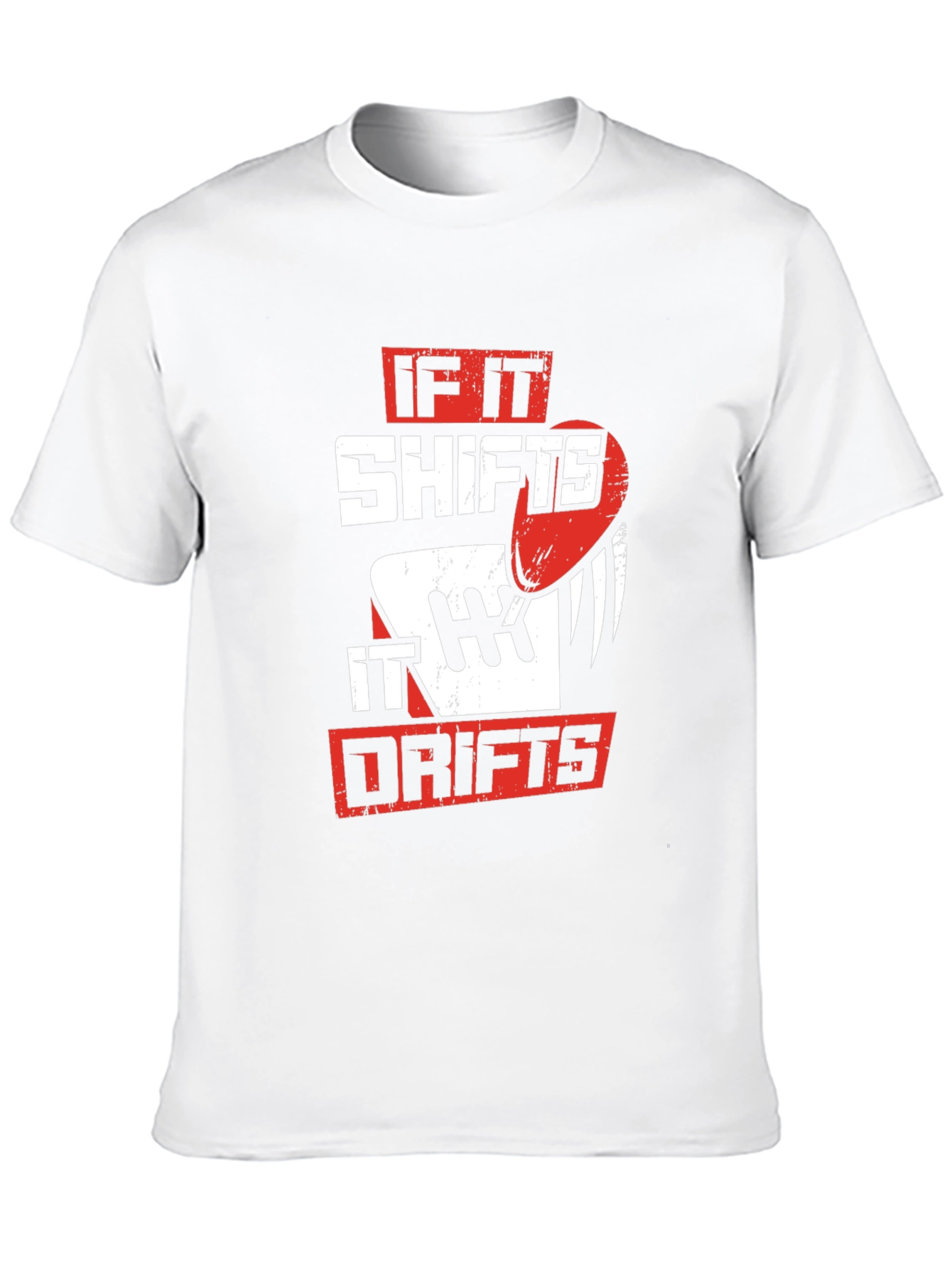 If It Shifts It Drifts Graphic Tee - Black