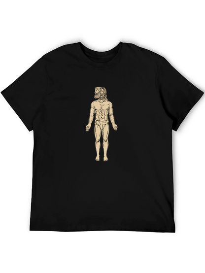 Anatomical Man Black T-Shirt