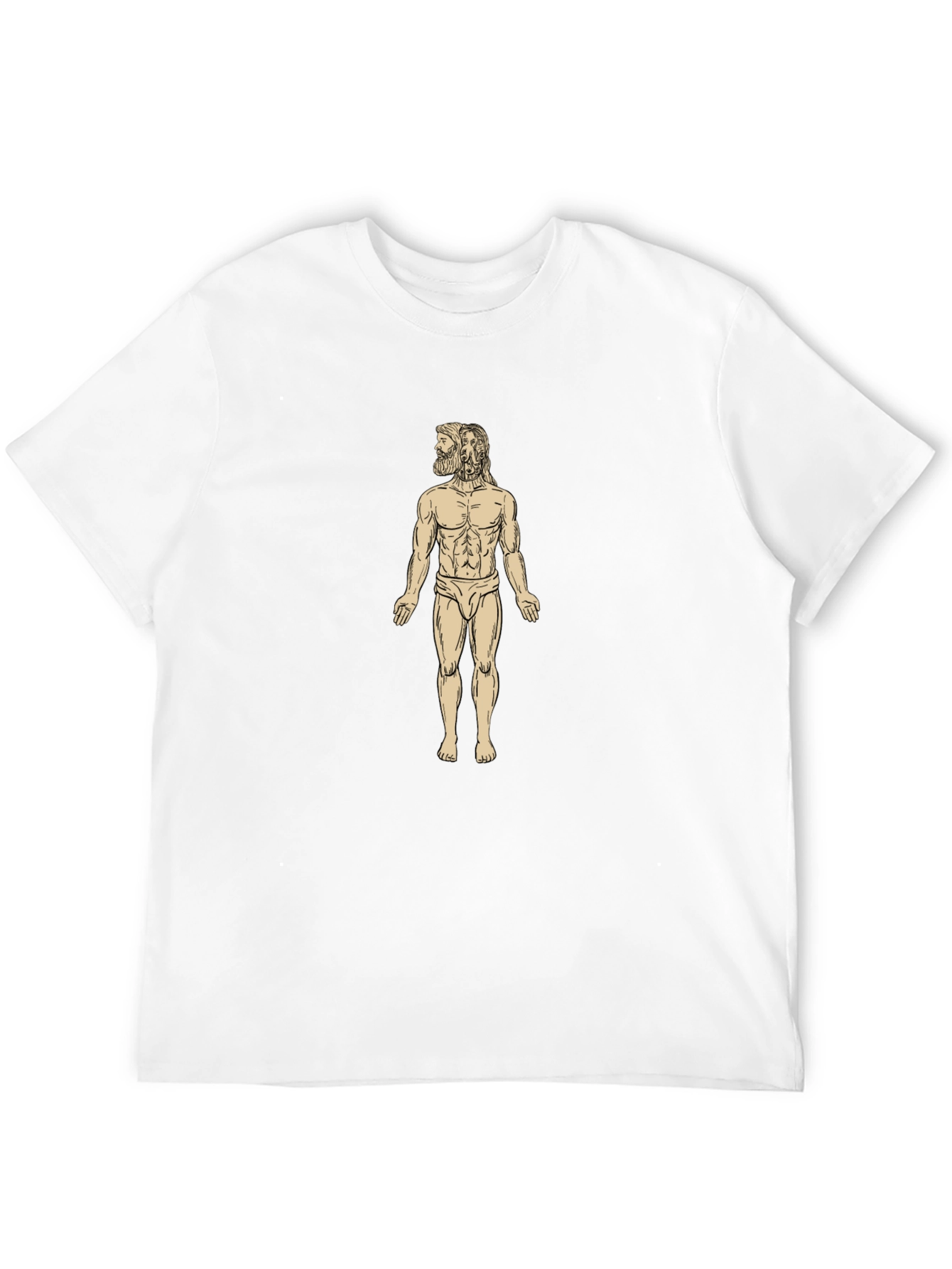 Anatomical Man Black T-Shirt