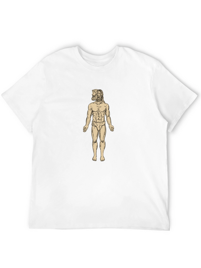Anatomical Man Black T-Shirt
