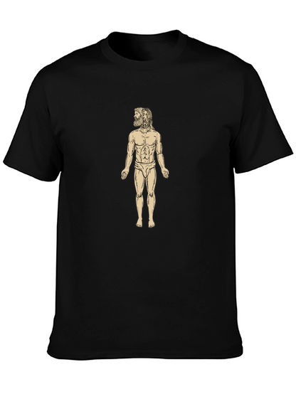 Anatomical Man Black T-Shirt