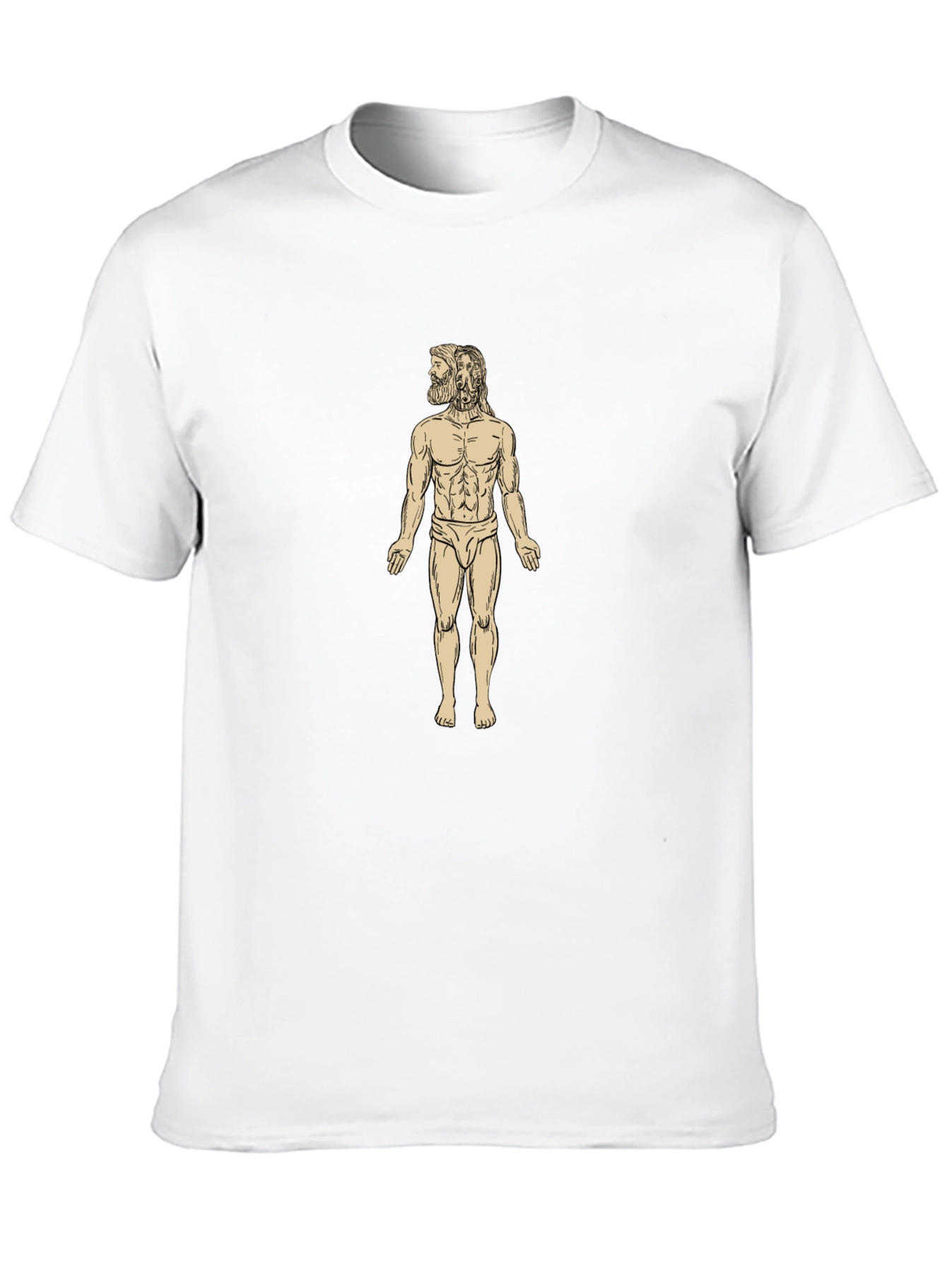 Anatomical Man Black T-Shirt