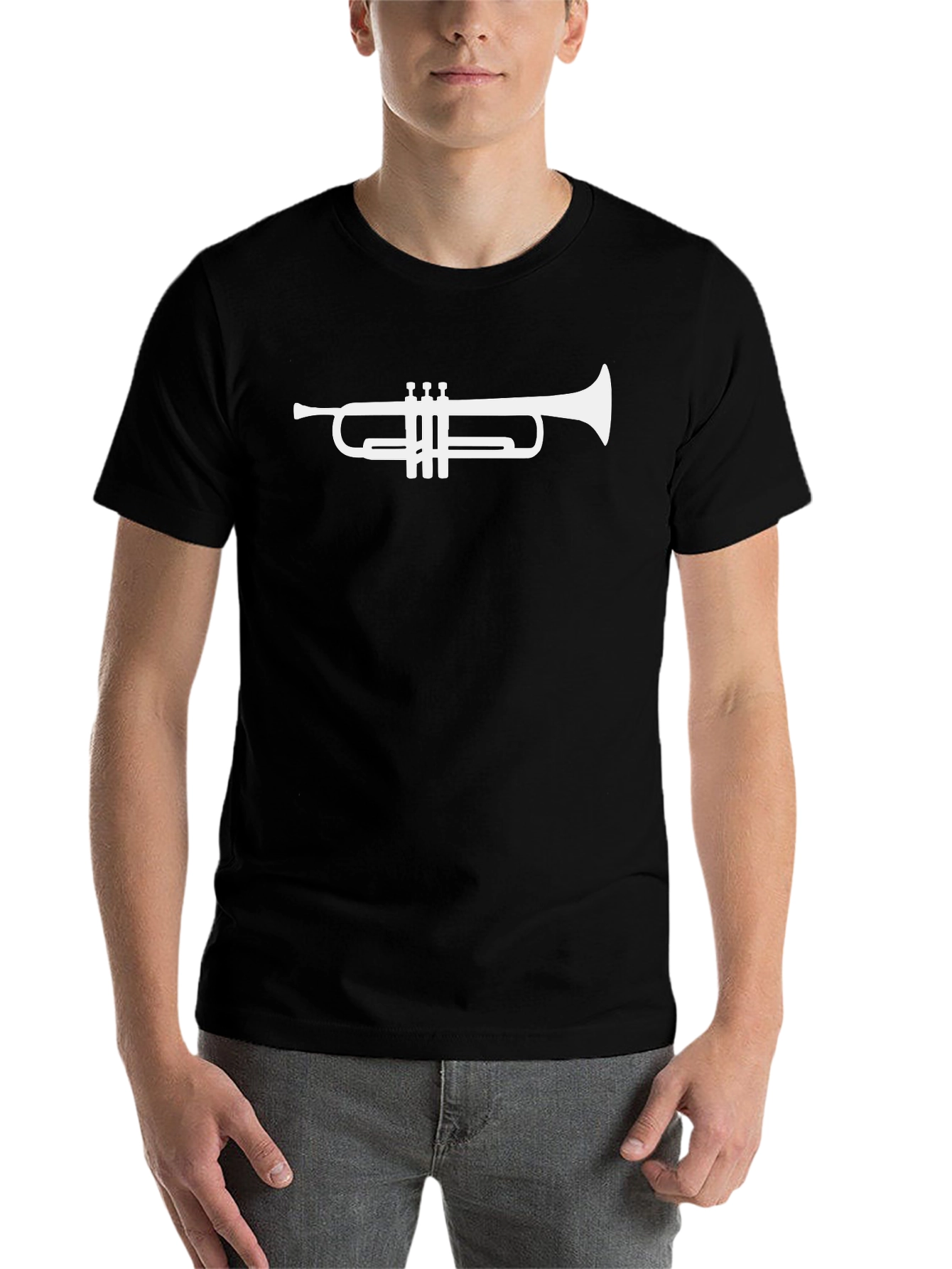 Trumpet Graphic Tee - Musician T-Shirt
