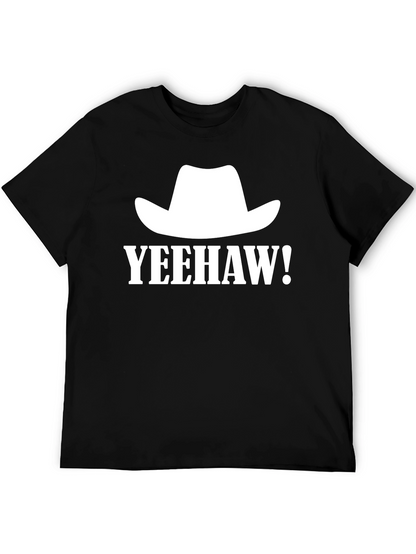 Yeehaw Cowboy Hat Graphic Tee - Western Style