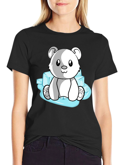 Cute Polar Bear on Ice T-Shirt