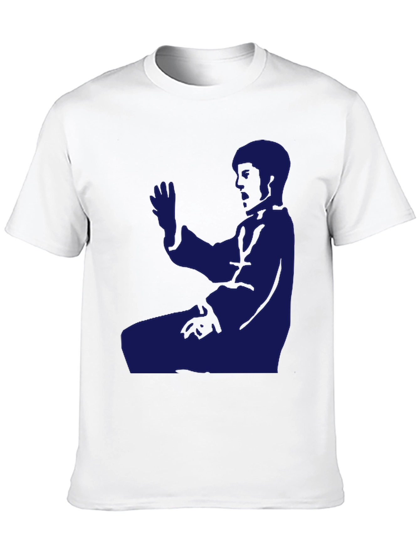 Martial Arts Silhouette T-Shirt - Black