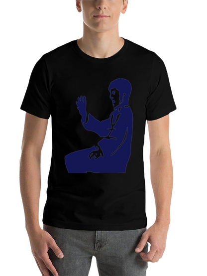 Martial Arts Silhouette T-Shirt - Black