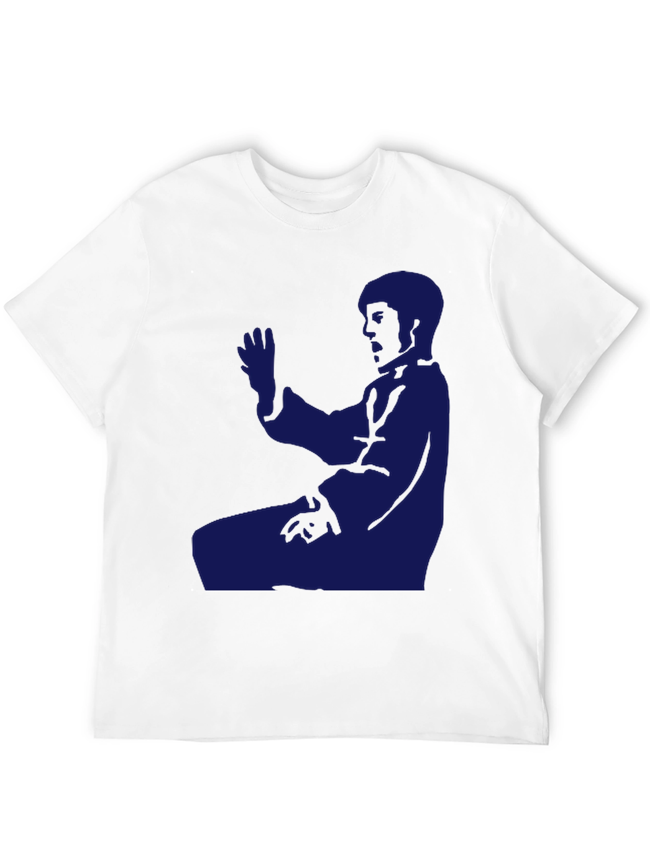 Martial Arts Silhouette T-Shirt - Black