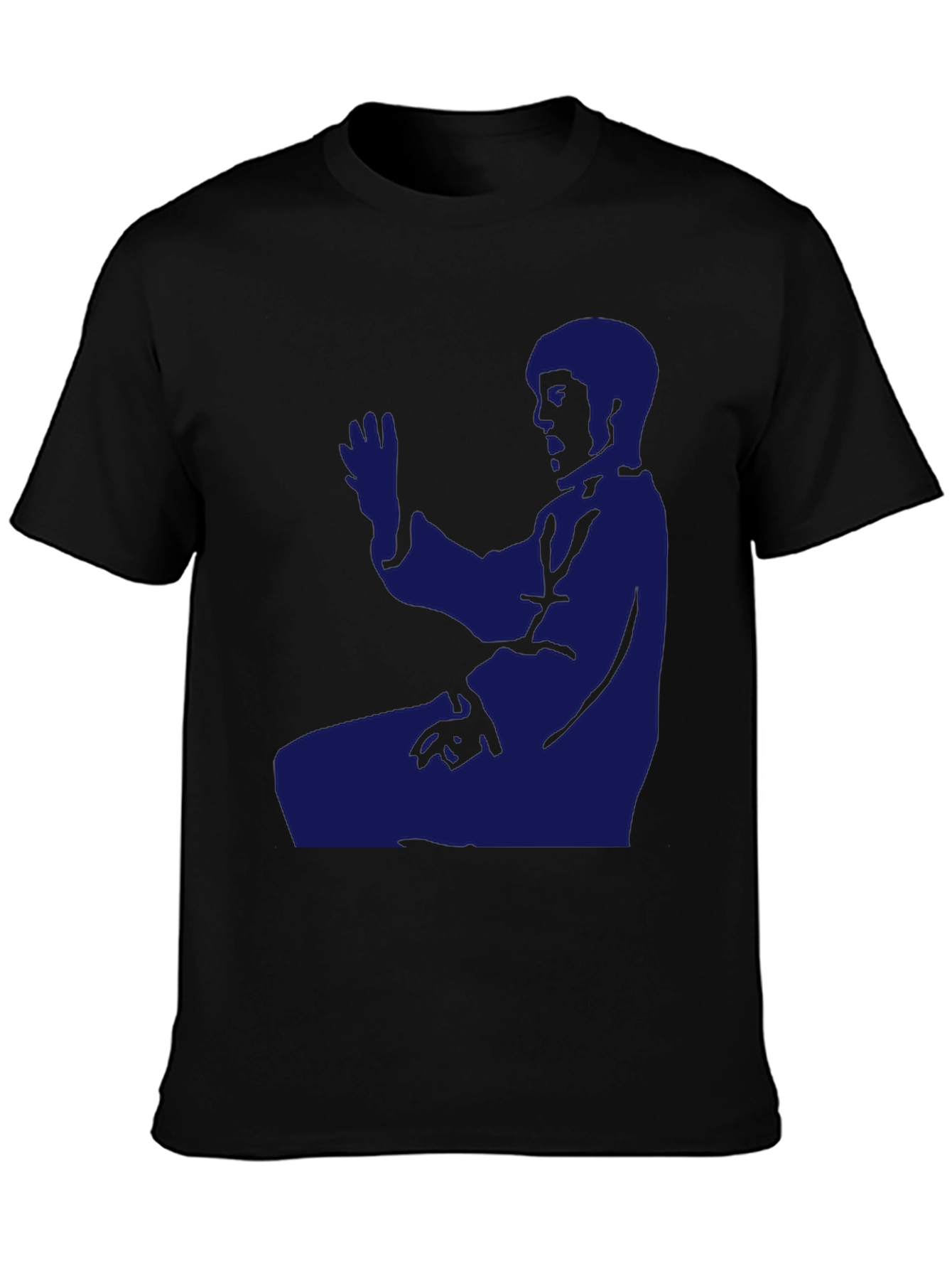 Martial Arts Silhouette T-Shirt - Black