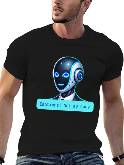 Robot Code T-Shirt - No Emotions!