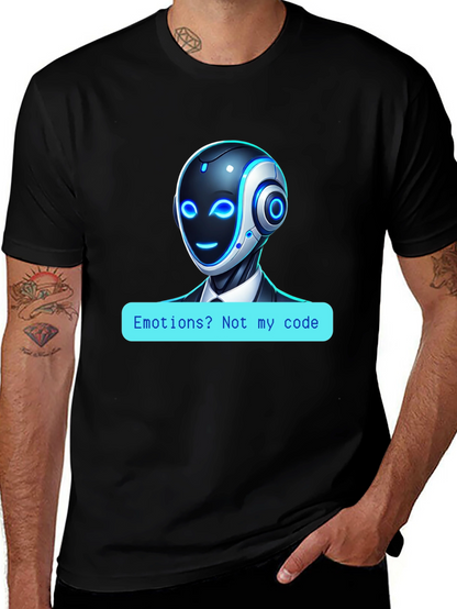 Robot Code T-Shirt - No Emotions!