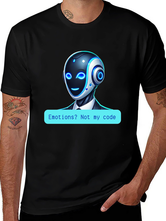 Robot Code T-Shirt - No Emotions!