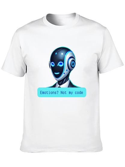 Robot Code T-Shirt - No Emotions!