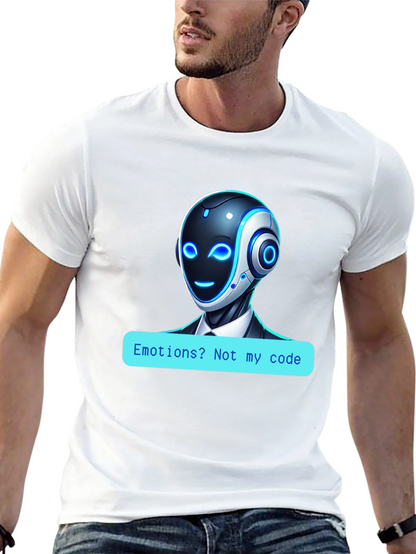 Robot Code T-Shirt - No Emotions!