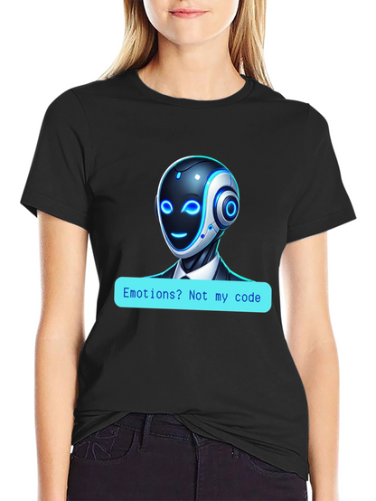 Robot Code T-Shirt - No Emotions!