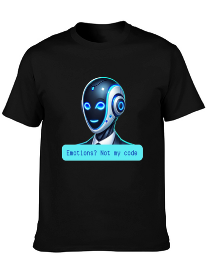 Robot Code T-Shirt - No Emotions!