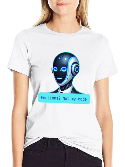 Robot Code T-Shirt - No Emotions!