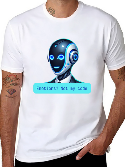 Robot Code T-Shirt - No Emotions!