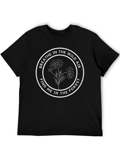 Wild Air Forest Graphic Tee - Black