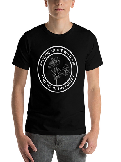 Wild Air Forest Graphic Tee - Black