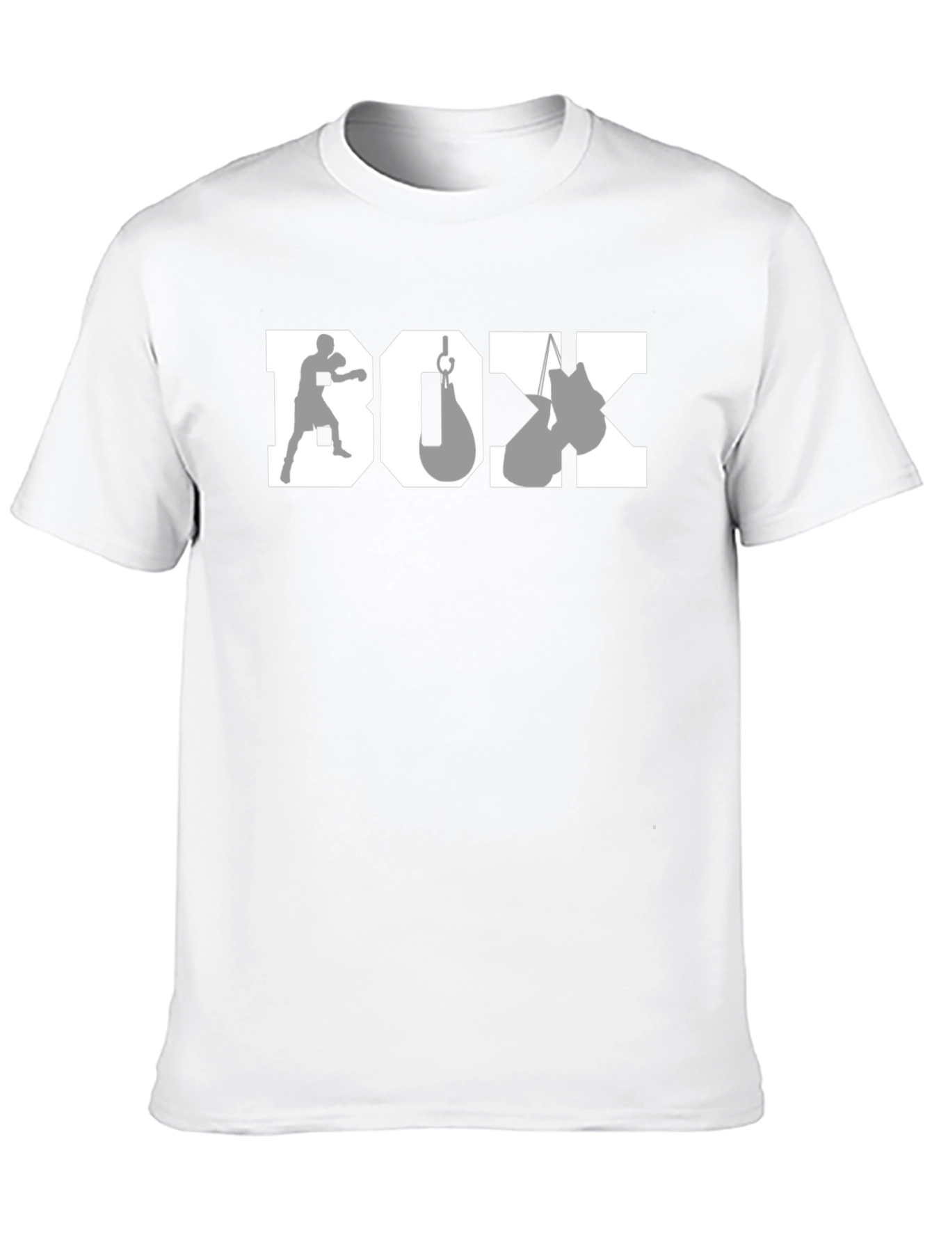 Boxing Graphic Tee - Black Cotton Boxer T-Shirt