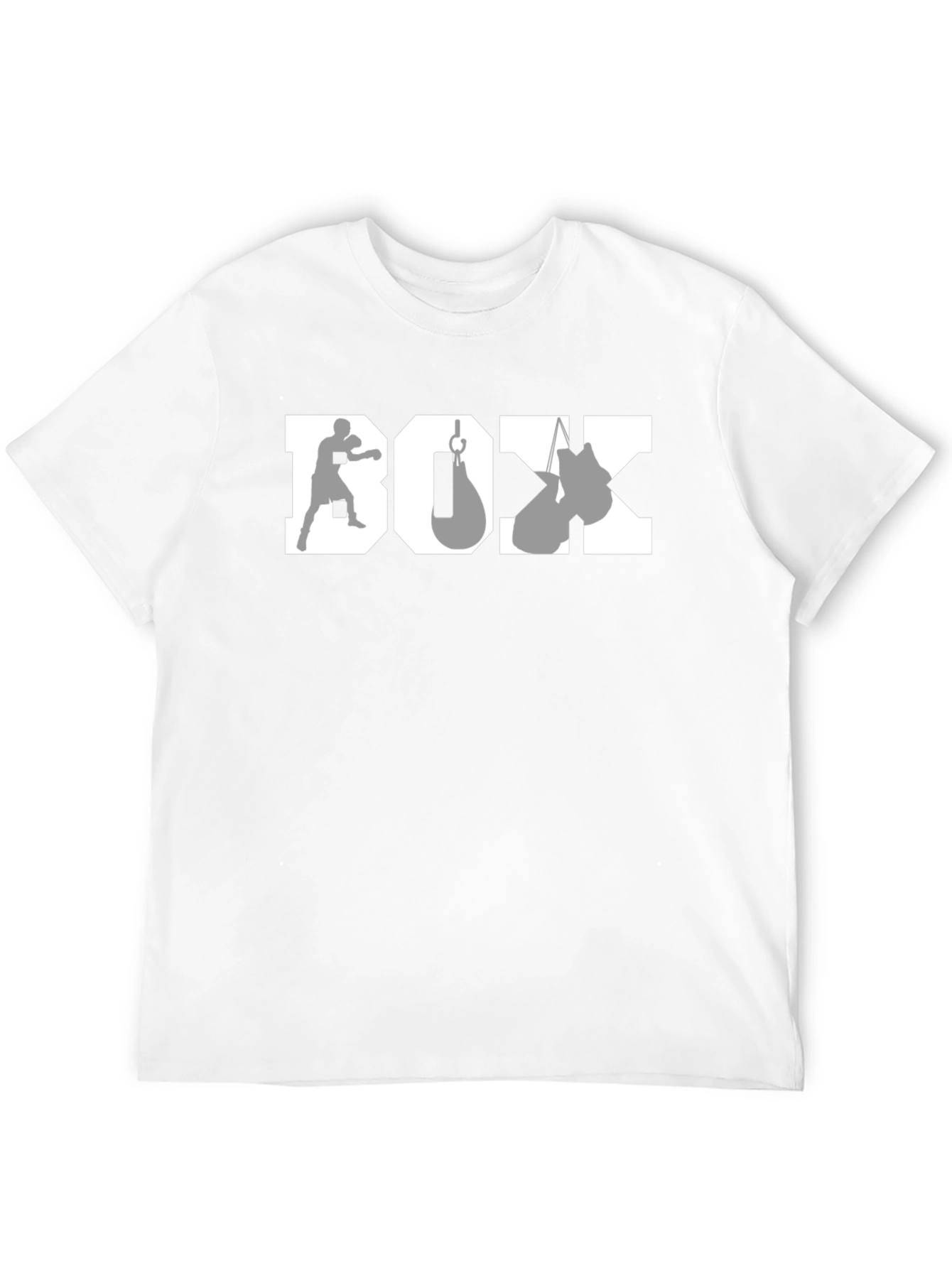 Boxing Graphic Tee - Black Cotton Boxer T-Shirt