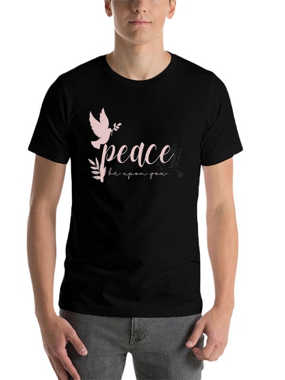 Peace Dove Graphic Black T-Shirt