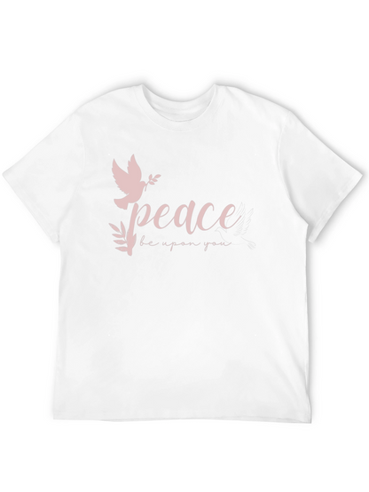 Peace Dove Graphic Black T-Shirt