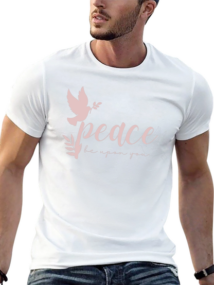 Peace Dove Graphic Black T-Shirt