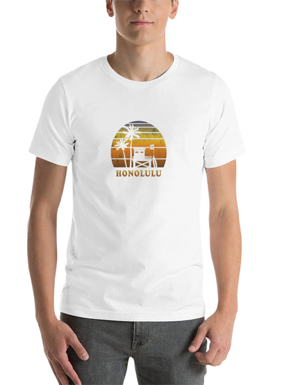 Honolulu Retro Sunset T-Shirt