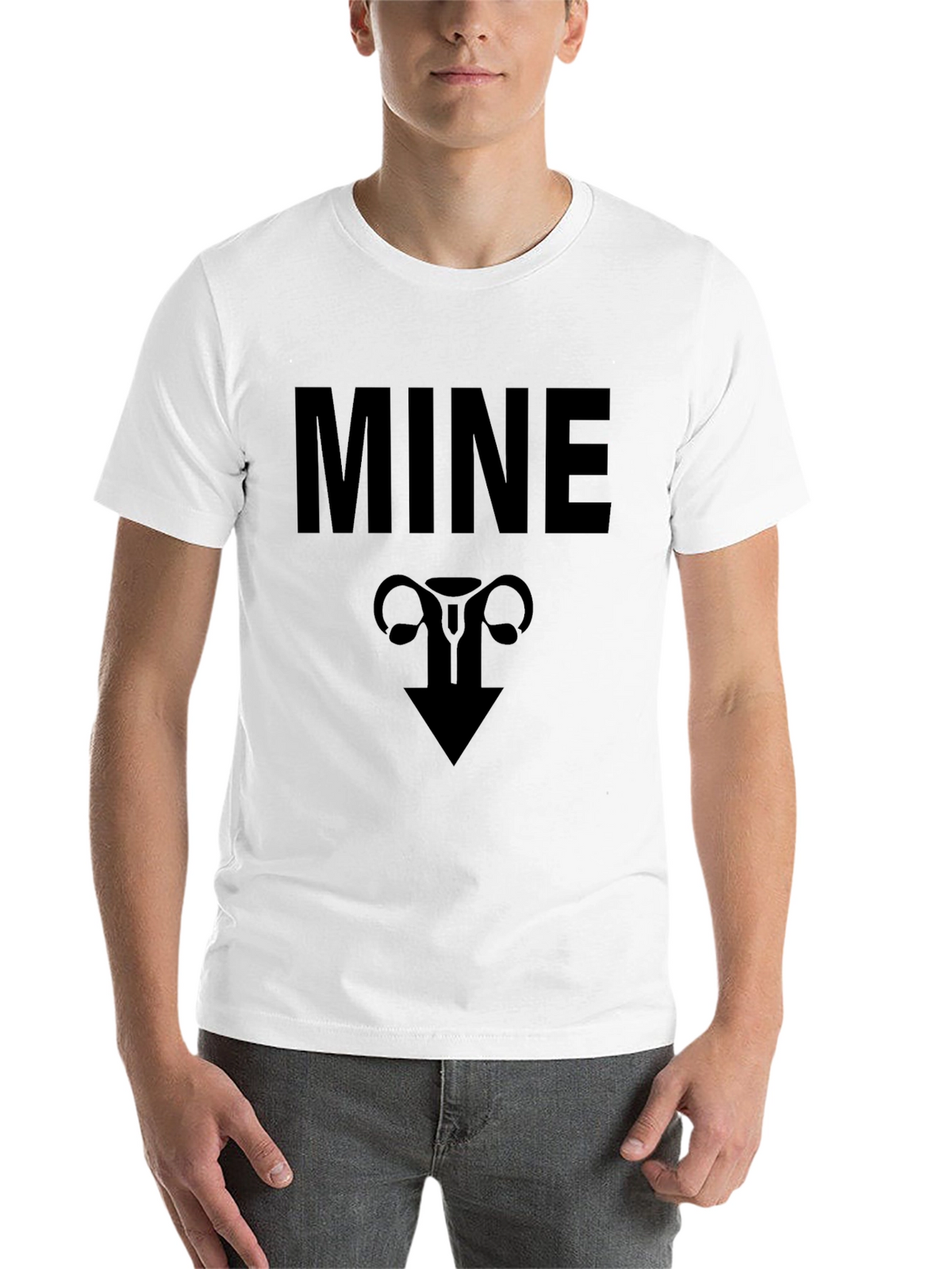 MINE Uterus Graphic T-Shirt