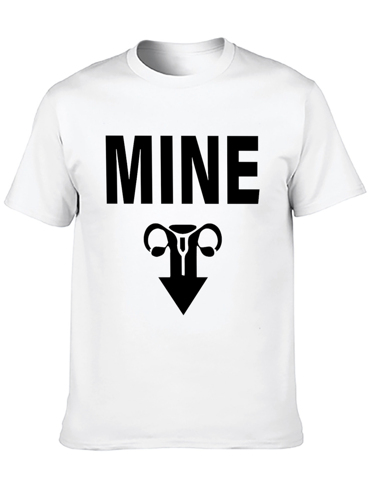 MINE Uterus Graphic T-Shirt
