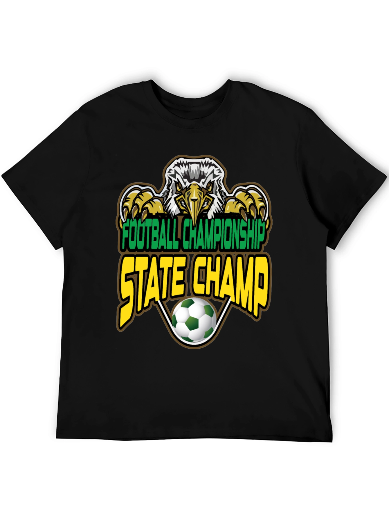 Football Championship State Champ Eagle T-Shirt
